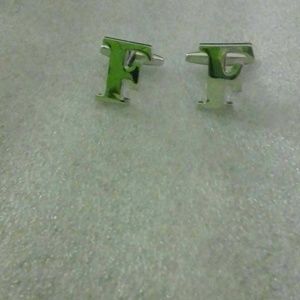 Cuff Links Initials S $27+ free French cuff shirt